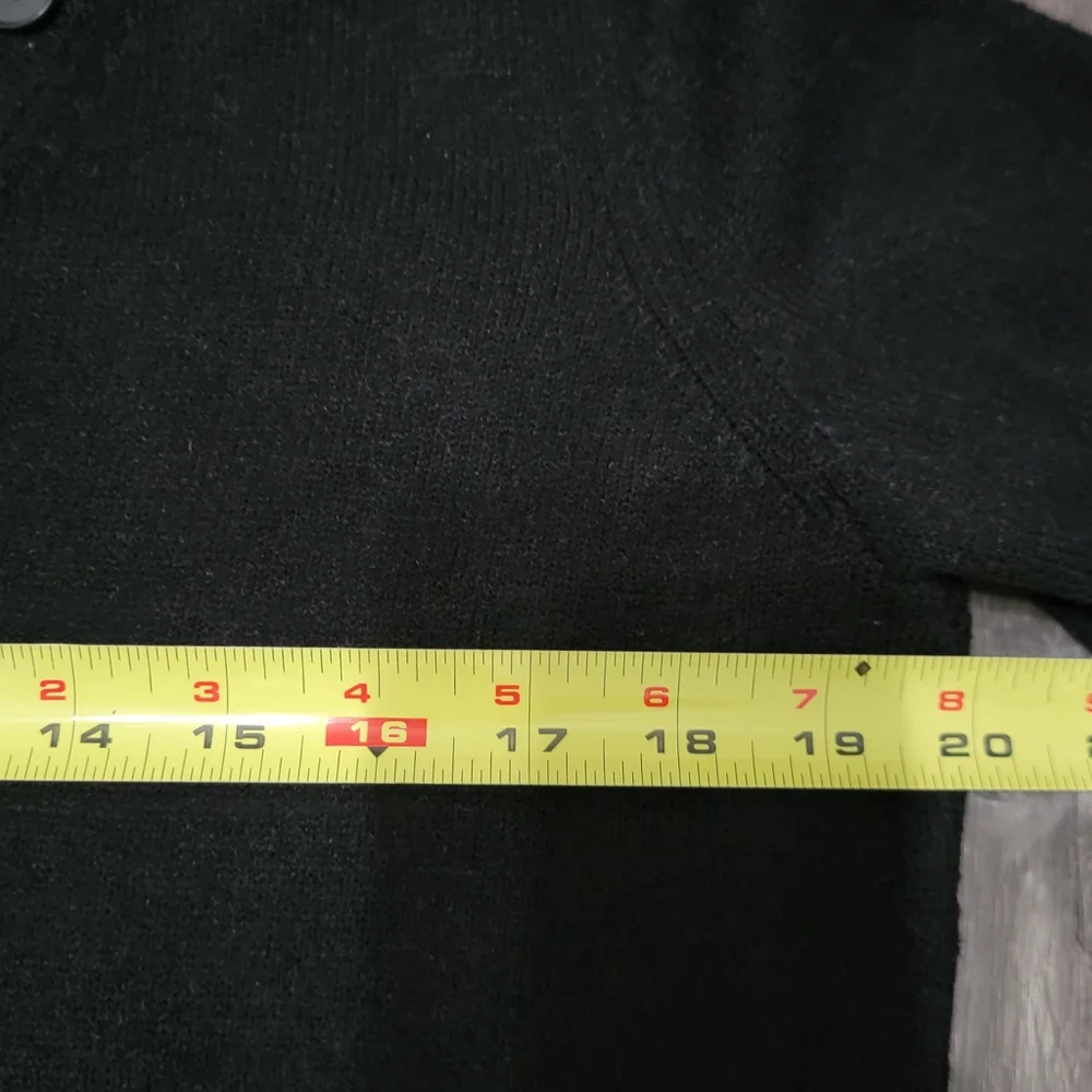Anthropologie Black V-Neck Sweater - Picture 8 of 10